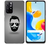 Funda Silicona para Xiaomi Redmi Note 11s 5G diseño Barba Dibujos