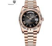 PAGANI DESIGN 2025 New DD36 Luxury Meteorite Dial Automatic Watch For Men Mechanical Wristwatch Sapphire glass 10Bar Waterproof
