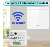 Wireless 433MHz Smart Switch Light 1/2/3Gang 86 Wall Panel Switch with Remote Control Relay Receiver 10A 110V 220V For LED Lamp