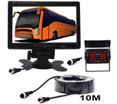 Universal 7 Inch  HD TFT LCD Screen Car Monitor 1024*600 Reverse Parking Assistance with CCD IR Rear View Camera for Truck