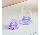 Small Transparent Glass Coffee Cup Mountain Glass Whisky Heat Resistant Tea Drink Milk Juice Cup Cups Drinking Glasses