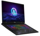 MSI PORTATIL PULSE 17 AI C1VFKG-032XES. 17" 16:10 FHD+ (1920X1200), 165HZ. INTEL CORE ULTRA 7 PROCESSOR 155H. RTX 4060, GDDR6 8GB. DDR5 8GB*2.SIN S.O.. NEGRO