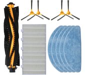 Roller Brush Side Brush Primary HEPA Filters Mops Set For Proscenic 800T 820S 820T 830T Filter Robot Vacuum Cleaner Parts