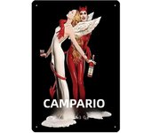 Campari Metal Tin Signs Martini Wall Decoration Plaque Vintage Art Poster Iron Painting for Man Cave Home Cafe Garden Club Bar
