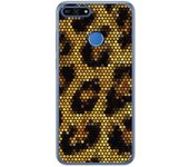 Tumundosmartphone Funda Gel Tpu para Huawei Honor 7A / Y6 2018 Diseño Leopardo Dibujos