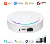 For Homekit Tuya Zigbee 3.0 Gateway Hub Smart Home Bridge Smart Life APP Wireless Remote Voice Control Works with Alexa Google