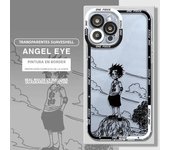 Phone Case for iPhone X XS 7 6s 12 Mini 11 15 Plus XR SE 13 Pro Max 14 Pro 8 Clear Silicone Cover  Anime O-One Piece Luffy