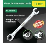 LAOA Double Ratchet Wrench Open Spanner Combination Wrenches Made in Taiwan