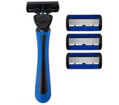 1 Handle + 12 Blades/ Men And Women Body Hair Bikini Safety Razor Blade Female Hair Removal Shaving Shaver Replacement Heads