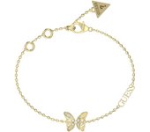 Guess Pulsera Mujer Chrysalis De Acero Dorado