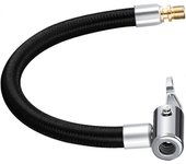 Manguera de inflado de 20 cm para coche, tubo de extensión para bomba de aire, manguera compresora para inflar neumáticos de coche.