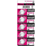 Pilas CR2016 Pack 5