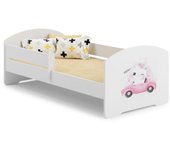 Cama de criança 140 x 70 colchão e estrado incluídos Kobi Luk Cat