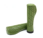 2PC Bicycle Handlebar Grips With Lock Ring Anti-slip Mount Bike HandleBar Silicone Grip Soft Handle Covers Colorful Bicycl