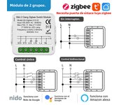 TNCE Tuya Switch Light Curtain Dimmer WIFI Zigbee, Smart DIY MINI Module, Roller Blinds Shutter Breaker, voice alexa google home