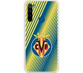 Funda original compatible con Xiaomi Redmi Note 8T - Villarreal escudo fondo rayas