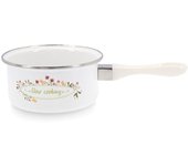 Cazo Esmalte Acero Quid Memory 16CM Multicolor Antiadherente Asas/Mango Acero Apto Vitrocerámica Eléctrico Gas