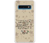 Funda compatible con Samsung Galaxy S10 - stranger pared luces