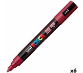 Rotulador de pintura acrílica POSCA PC-3M Vino Tinto 0,9-1,3 mm (6 Unidades)