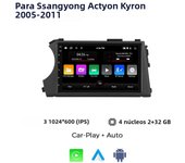 MEKEDE New Android System 8227 RDS Car Radio Multimedia for Ssangyong Kyron Actyon 2005 - 2011 Autoradio Carplay FM GPS BT Wifi