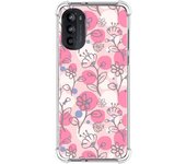Funda Silicona Antigolpes para Motorola Moto G52 4G diseño Flores 07 Dibujos
