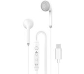 Auricular USB-C con Micrófono y Botón Multifunción - Blanco EP2417