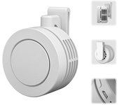 Ventilador pequeño con clip, 2025 ventiladores con clip para camisa, mini ventilador portátil silencioso sin aspas con clip, 3 velocidades, mini ventiladores Whirlwind con clip para cintura (verde)