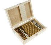 Brocas planas de fresar para madera en caja de 8 unidades - BeMatik