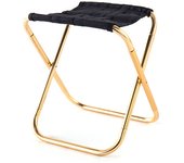 Silla Plegable Al Aire Libre Que Acampa Taburete Silla De Pesca Portátil Silla De Viaje Ligero-Azul
