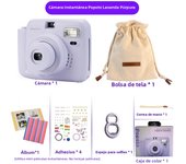 Popoto Instant Camera Portable Design Automatic Exposure Easy Use Children Birthday Gift Suitable for Beginners Instant Camera