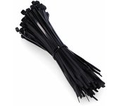 Bridas Nailon Fischer Negro 20 cm (100 Unidades)