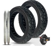 Neumático sólido, todoterreno eléctrico Scooter Neumáticos Rueda de repuesto 8.5 pulgadas 8.5 * 2.0 a prueba de explosiones de goma delantera/trasera para Xiaomi Pro 2/M365/M365 Pro/1S/3/3 Lite/Essential y todos los neumáticos para patinete de 8,5 pulgada
