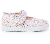 Pisamonas Merceditas Estampado Flores Tira Adherente