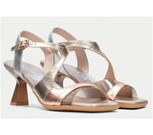 Shoes Sandalia marca Hispanitas para mujer en color metal
