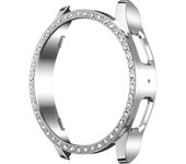 Diamond Watch Case for Samsung Galaxy Watch 7 40mm Hollow Electroplate Protector Case Cover  For Samsung 7 44mm PC Cover