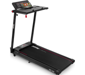 Cinta de correr con soporte para PC/tableta, 12km/h, conectividad app peso máximo 120kg - FITFIU Fitnes MC-140