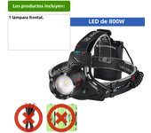 400000LM Powerful LED Headlamp 800W Long Range Headlight Flashlight 18650  Rechargeable High Power Fishing Head Lamp Light