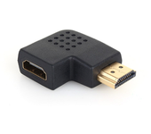 Adaptador HDMI Macho a HDMI Hembra Ángulo 90º Conector 1.4 izquierda