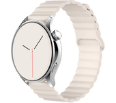 Magnetic loop For Samsung Galaxy watch 6 5 4 Classic 20MM 22mm Silicone bracelet Amazfit Bip 5/3 pro/Balance/GTS/GTR 4-3 strap