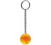 AUTOZOCO Llavero Dragon Ball Z, Llavero Bola de Dragón de 6 Estrellas, Bola 6 estrellas Dragon Ball, Esfera 6 estrellas Dragon Ball, Diámetro de la bola 3 cm, Longitud total de 10 cm, 6 Estrellas