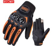 SUOMY Winter Motorcycle Gloves Waterproof Gant Moto Warm Lady Pink Full Finger Moto Gloves Touch Screen Motorbike Riding Gloves