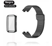 Metal Strap For Huawei Band 9 8 Bracelet With TPU Case Screen Protector Replacement Watchband Milanese Huawei Watch Accessories
