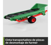 RC Farm Car Tractors Trailer 2.4G Radio Controlled Cars Farming Simulator Truck Miniature Farmer Animal Model Toys Children Boy