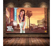 Video Game GTA 5 Grand Auto Poster Canvas PaintingWall Art Picture Quality  Home Decor for Living Room Bedroom Game Room Gift