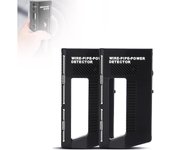 Detector de metales para tuberías de alambre, escáner multifunción de alta sensibilidad con alerta ajustable y potencia para tuberías, escáner multifunción de pared con alerta para tuberías, detector de metales para tuberías (1 unidad)