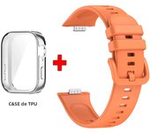 TPU Case+Silicone Strap for Huawei Watch Fit 3 Strap Replacement Band for Huawei Watch Fit3Watch Band With Case Screen Protector