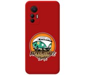 Funda Silicona Líquida Roja para Xiaomi 12 Lite 5G diseño Adventure Time Dibujos