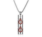New Aromatherapy Diffuser Necklace LOVE Pattern Stainless Steel Essential Oil Diffuser Lockets Neutral Pendant Trendy Jewelry
