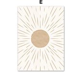 Boho Leaves Sun Flowers Plant Nature Abstract Art Canvas Painting Nordic Posters And Prints Wall Pictures For Living Room Decor