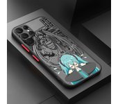 Vocaloid Cartoon Cute Girl For Samsung Galaxy S24 S23 S22 S21 S20 Ultra Plus FE Note 20 5G Frosted Translucent Phone Case